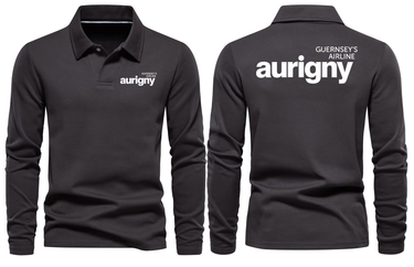 AURIGNY AIRLINES LONG SLEEVE POLO
